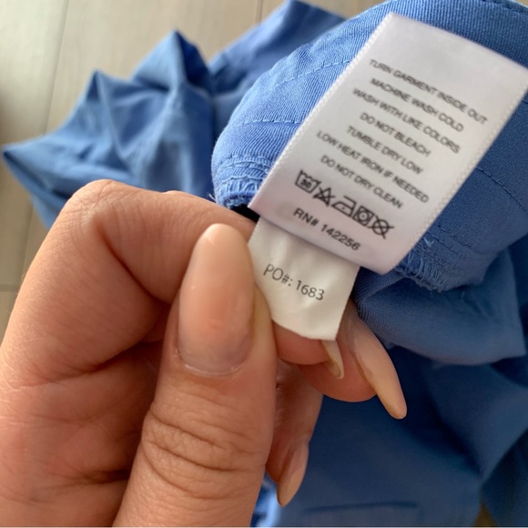 FIGS womens Zamora cargo jogger scrubs blue size small - Picture 4 of 9